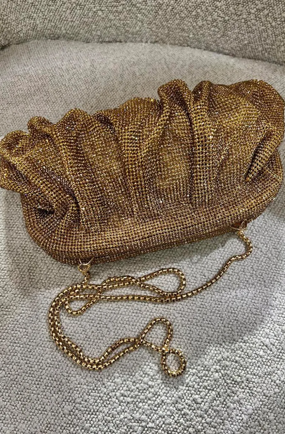 CLUTCH JOYA CRISTALES GOLD
