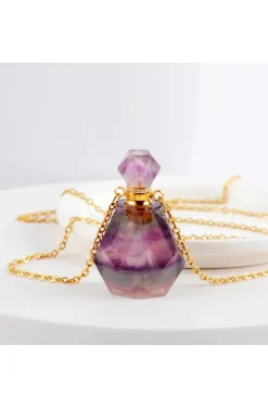 COLLAR BOTELLITA BOHO AMATISTA