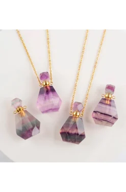 COLLAR BOTELLITA BOHO AMATISTA
