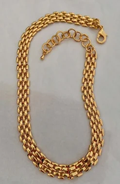COLLAR CADENA DORADA ESLABONES