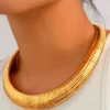 COLLAR CADENA DORADO ANCHO