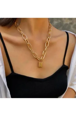 COLLAR CADENA LOCKED