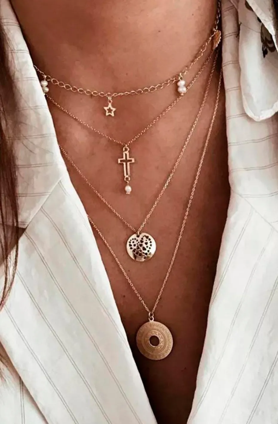 COLLAR CADENAS MANDALA