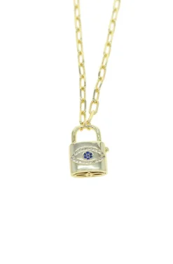 COLLAR CANDADO LUCKY EYE
