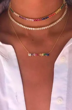COLLAR CHOCKER RAIMBOW