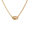 COLLAR CON CARACOLA DORADA