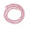 COLLAR CORAZONES ROSA