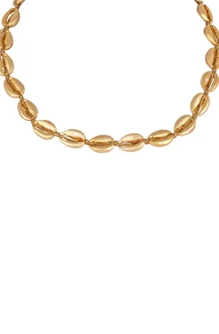 COLLAR COWRIE DORADO