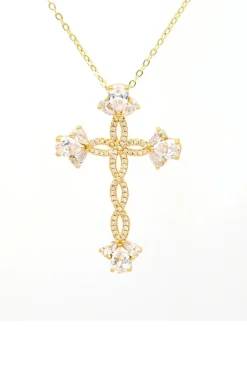 COLLAR CRUZ CRISTAL
