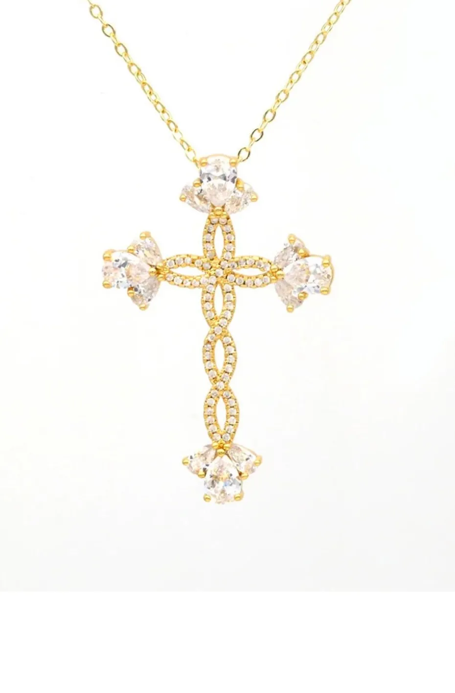 COLLAR CRUZ CRISTAL
