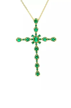 COLLAR CRUZ VERDE