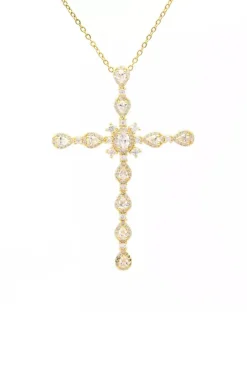 COLLAR DE CRUZ DORADA