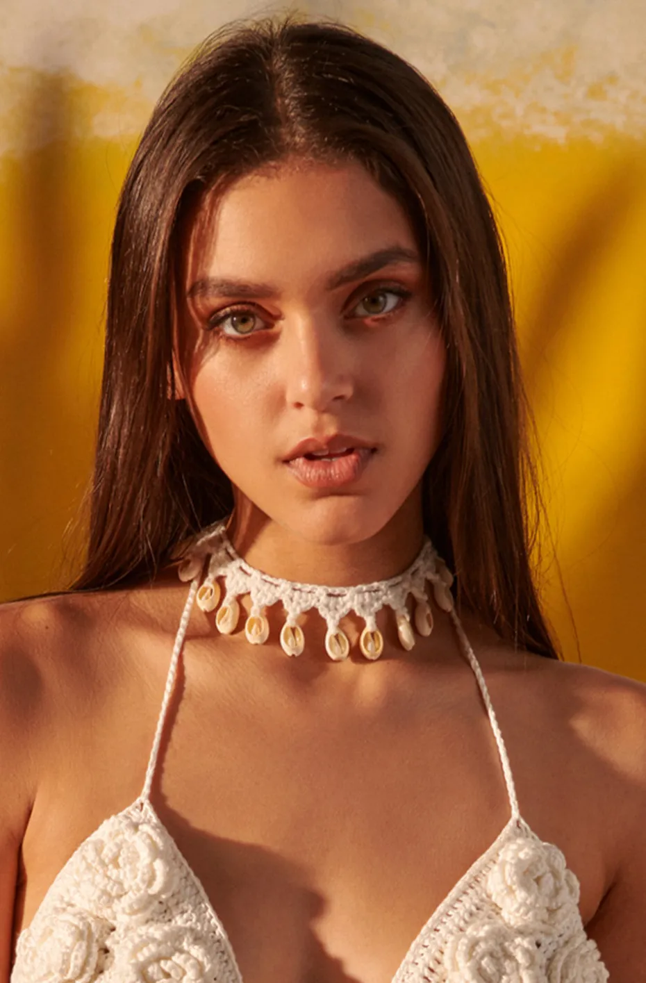 COLLAR GANCHILLO Y CONCHAS