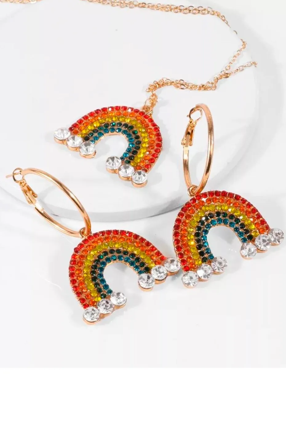 COLLAR HAPPY RAINBOW