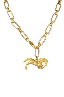 COLLAR HORSE GOLD