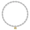 COLLAR JOYA VINTAGE CITRINO
