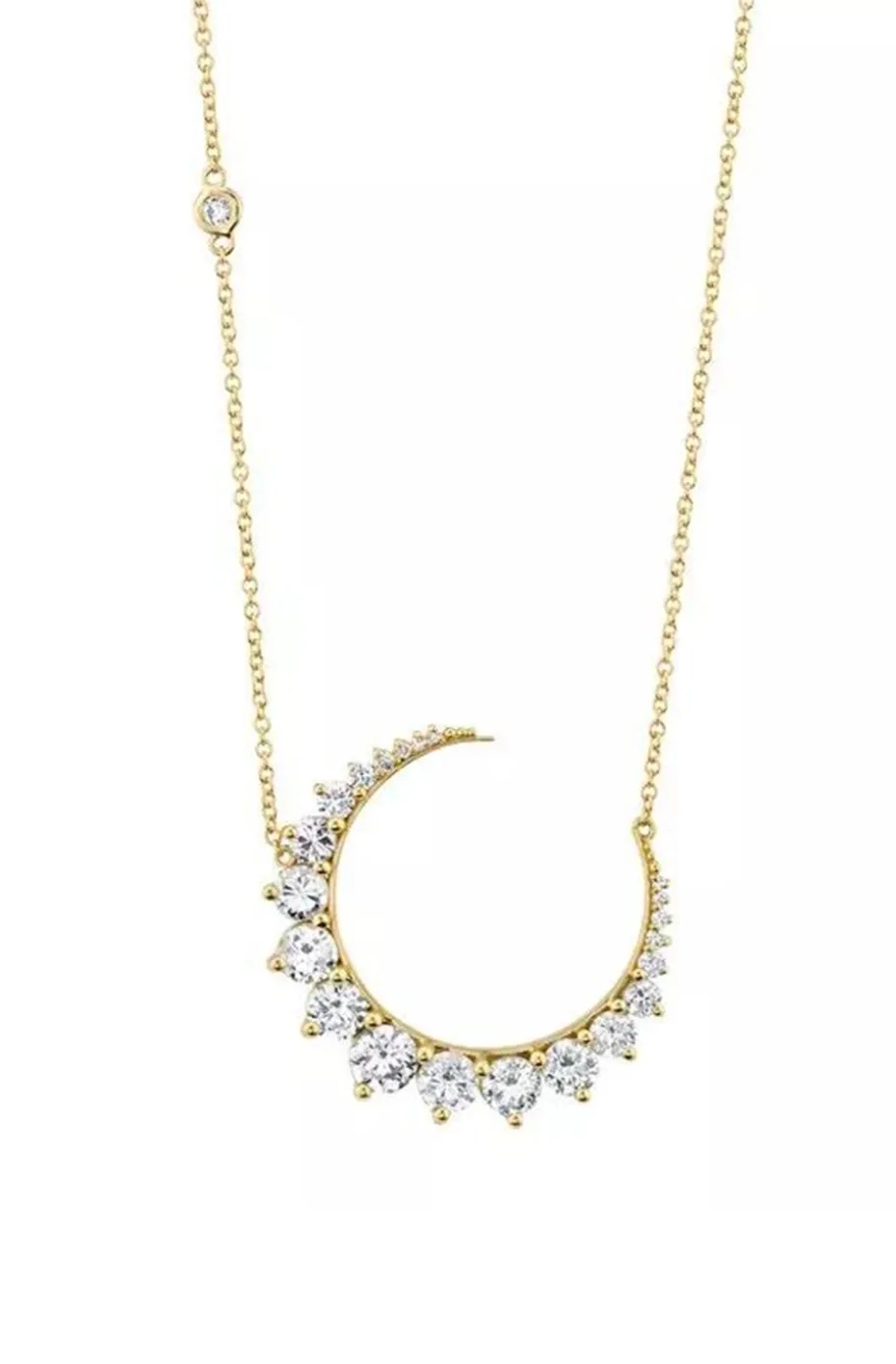 COLLAR MEDIA LUNA CIRCONITAS