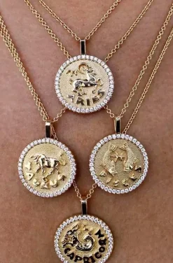 COLLAR MONEDA HOROSCOPO PISCIS