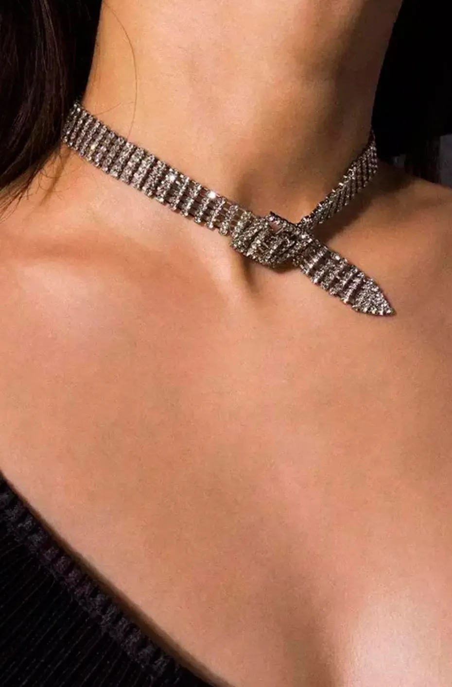 COLLAR STRASS LOVED
