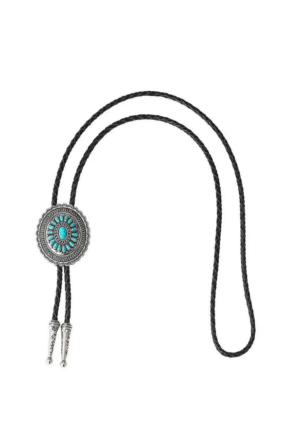 COLLAR TIPO CORBATA TURQUESAS