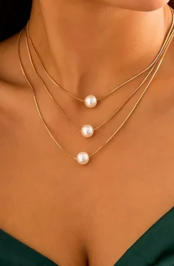 COLLAR TRES PERLAS