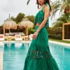 CONJUNTO DE TOP Y FALDA COSTA ESMERALDA SET BY FETICHE SUANCES