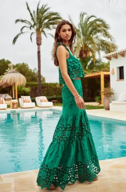 CONJUNTO DE TOP Y FALDA COSTA ESMERALDA SET BY FETICHE SUANCES