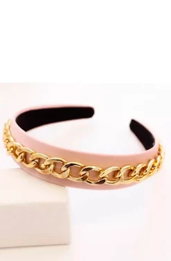 DIADEMA CADENA BEIGE