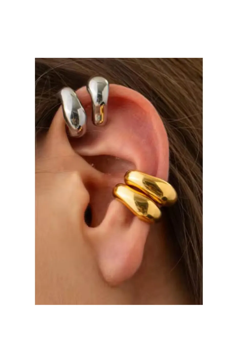 EAR CUFFS DORADO
