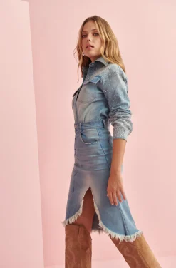 FALDA CAMDEM DENIM SKIRT BY FETICHE SUANCES