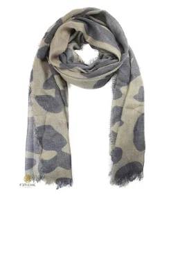 FOULARD ANIMAL PRINT TONOS TOSTADOS