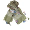 FOULARD INDIGO VERDE