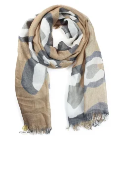 FOULARD LEOPARDO TONOS CAMEL
