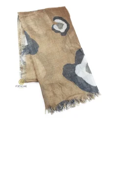 FOULARD LEOPARDO TONOS CAMEL