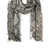 FOULARD SNAKE MARRÓN