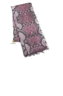 FOULARD SNAKE ROSA