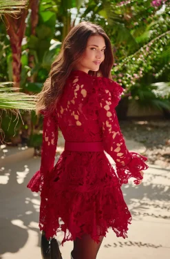 FRIDA RED CHERRY DRESS BY FETICHE SUANCES