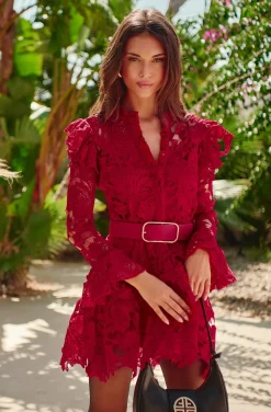 FRIDA RED CHERRY DRESS BY FETICHE SUANCES