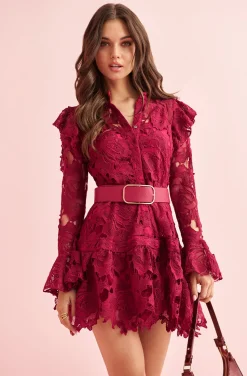 FRIDA RED CHERRY DRESS BY FETICHE SUANCES