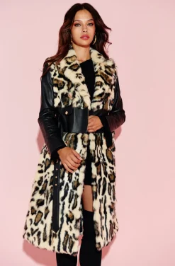 GINEBRA ANIMAL PRINT COAT BY FETICHE SUANCES