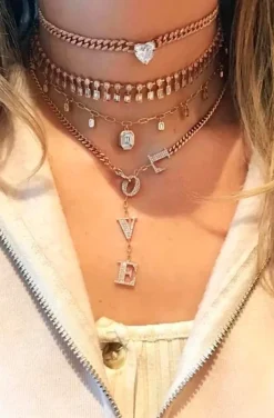 GOLD PINK HEART