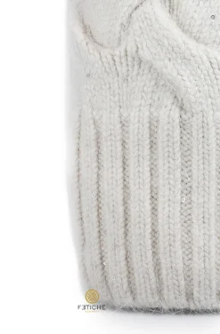GORRO BRAID BLANCO