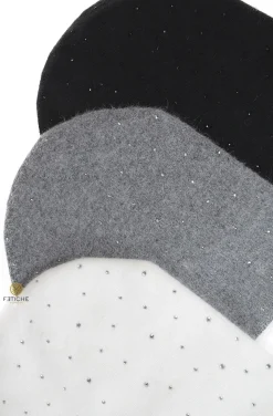 GORRO STRASS GRIS