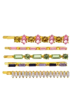 HORQUILLA STRASS BAGUETTE ROSA