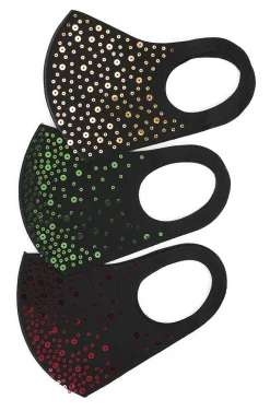 MASCARILLA SEQUINS GREEN