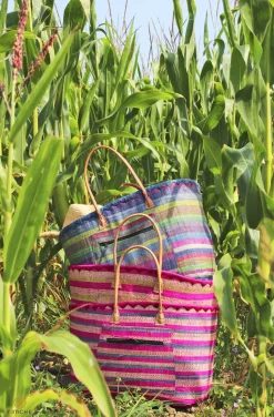 MAXI CAPAZO BOHO FUCSIA