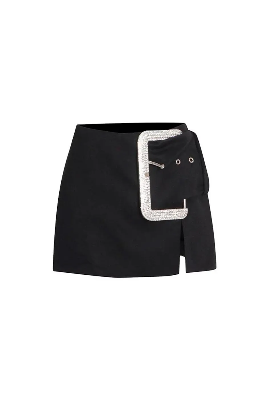MINI FALDA HEBILLA STRASS