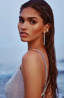 PENDIENTE EAR CUFF DE CRISTALES