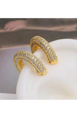 PENDIENTE EAR CUFF DE CRISTALES
