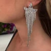 PENDIENTES ESTRELLAS PLATA LAGRIMAS